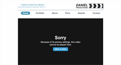 Desktop Screenshot of danielproductions.tv